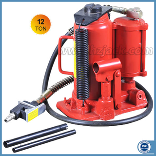 12 Ton Air over Hydraulic Bottle Jack