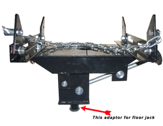 Trolley jack adapter