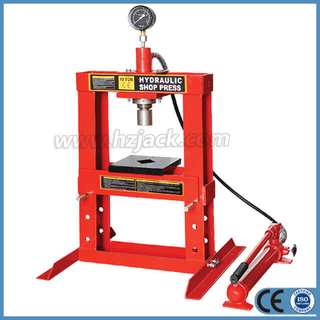 10 Ton Benchtop Hydraulic Shop Press with Gauge