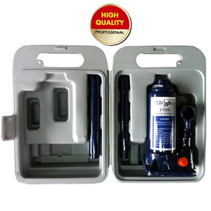 bottle jack with safety valve in blow case 