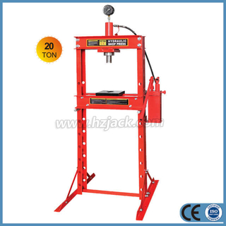 20 Ton Hydraulic Shop Press With Dual Pump